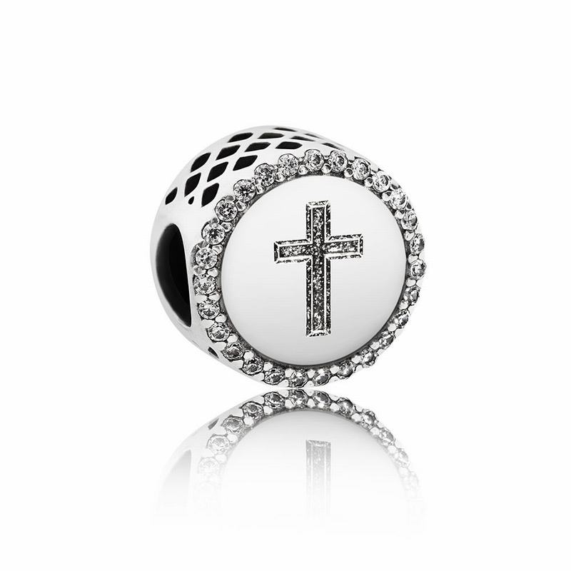 Pandora Faith Cross Charm Clearance NZ, Sterling Silver (610598-JTH)